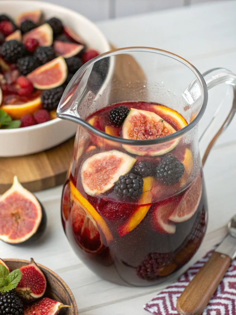 Fig & Blackberry Sangria