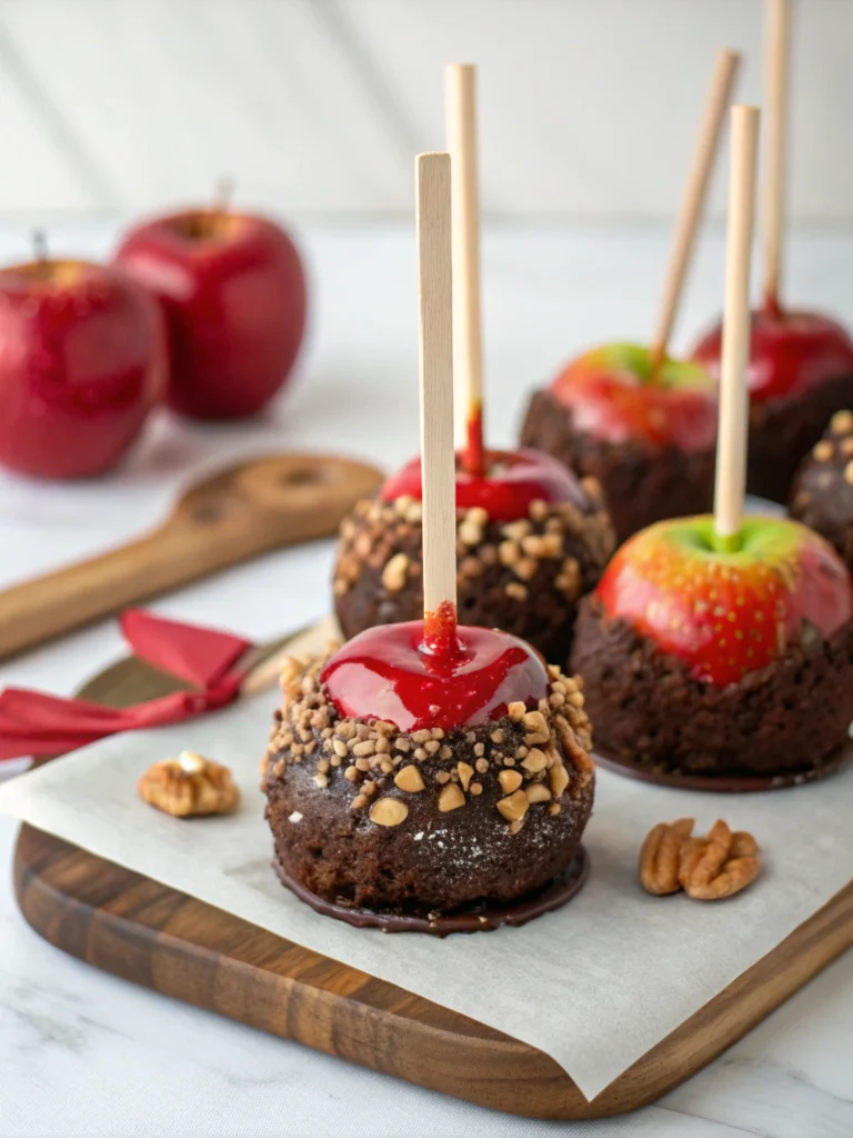 8 Halloween Cake Pops — The Ultimate Guide 4 Fudgy Brownie Candy Apple Pops