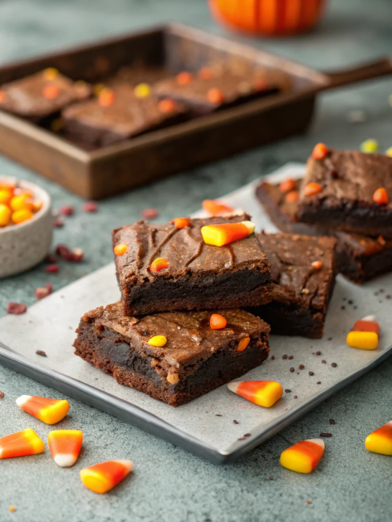15 Halloween Brownie Ideas + How to Make Them Fudgy 9 Fudgy Halloween Brownies