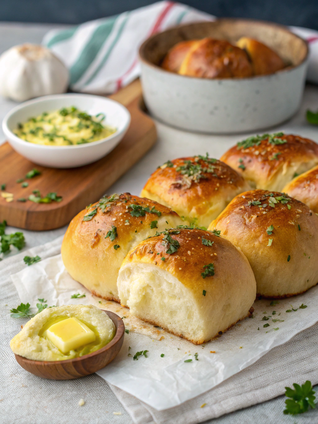 Garlic Butter Bread Rolls: 7 Steps to Buttery Bliss!