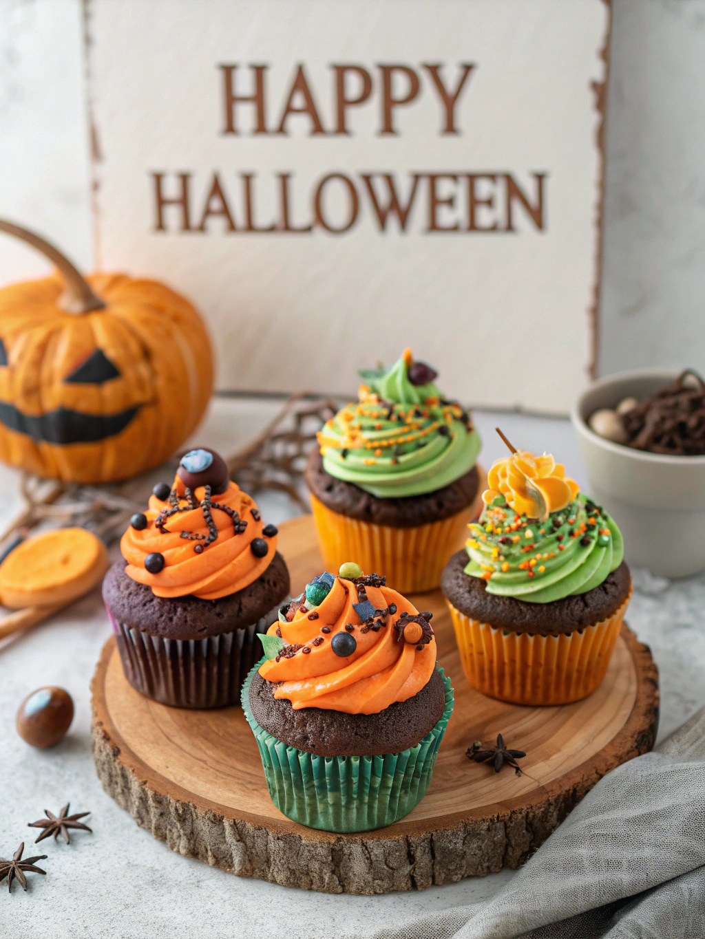 Happy Halloween Cupcakes
