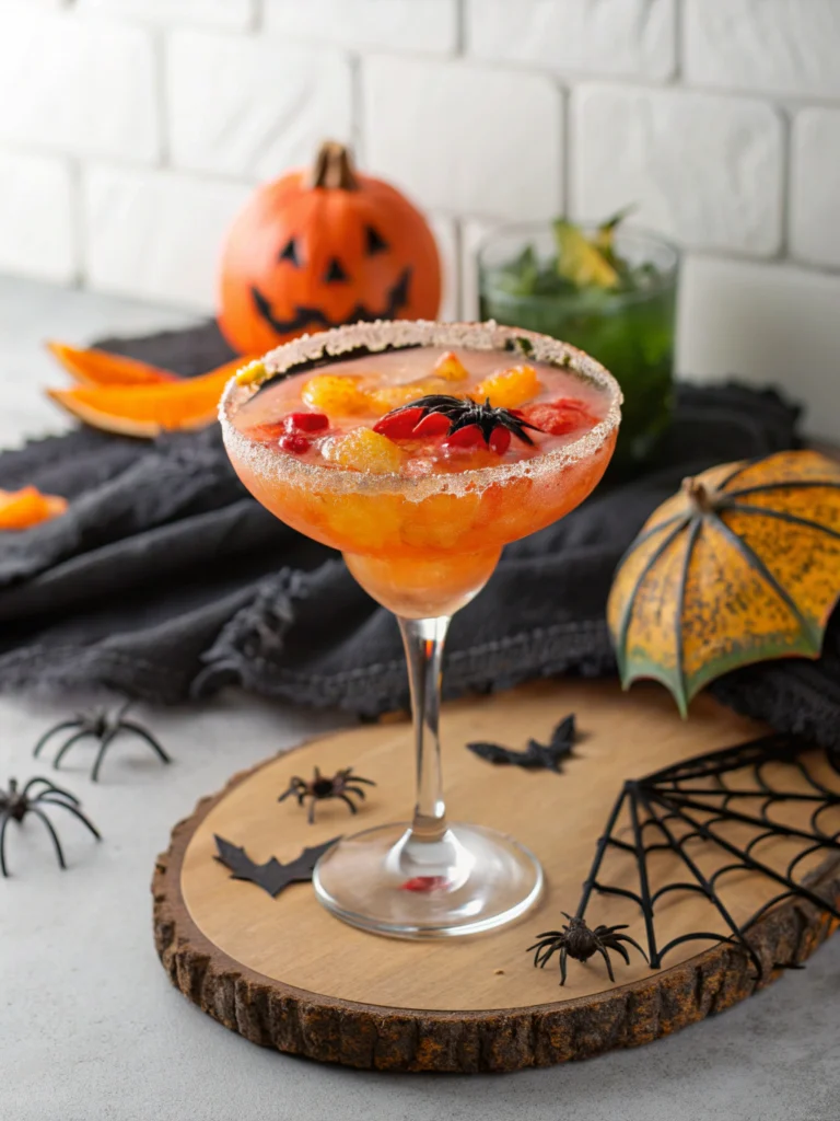 Haunted Halloween Margarita Tequila Cocktail