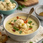 Hearty Creamy Cauliflower Soup