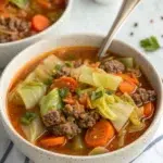 Hearty Ground Beef and Cabbage Soup