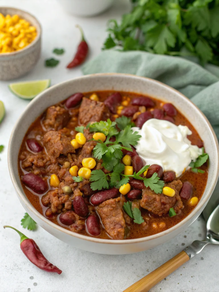 Homemade Mexican Beef Chili