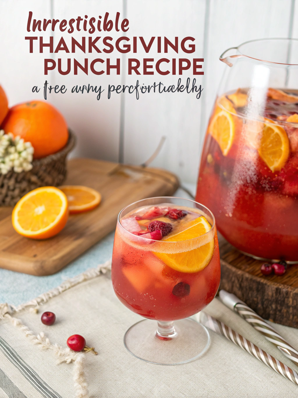 Irresistible Thanksgiving Punch