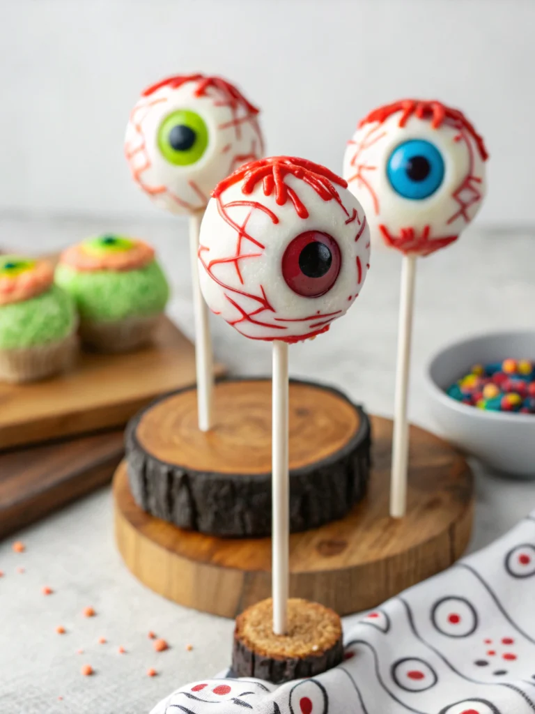 8 Halloween Cake Pops — The Ultimate Guide 8 Monster Eyeball Cake Pops