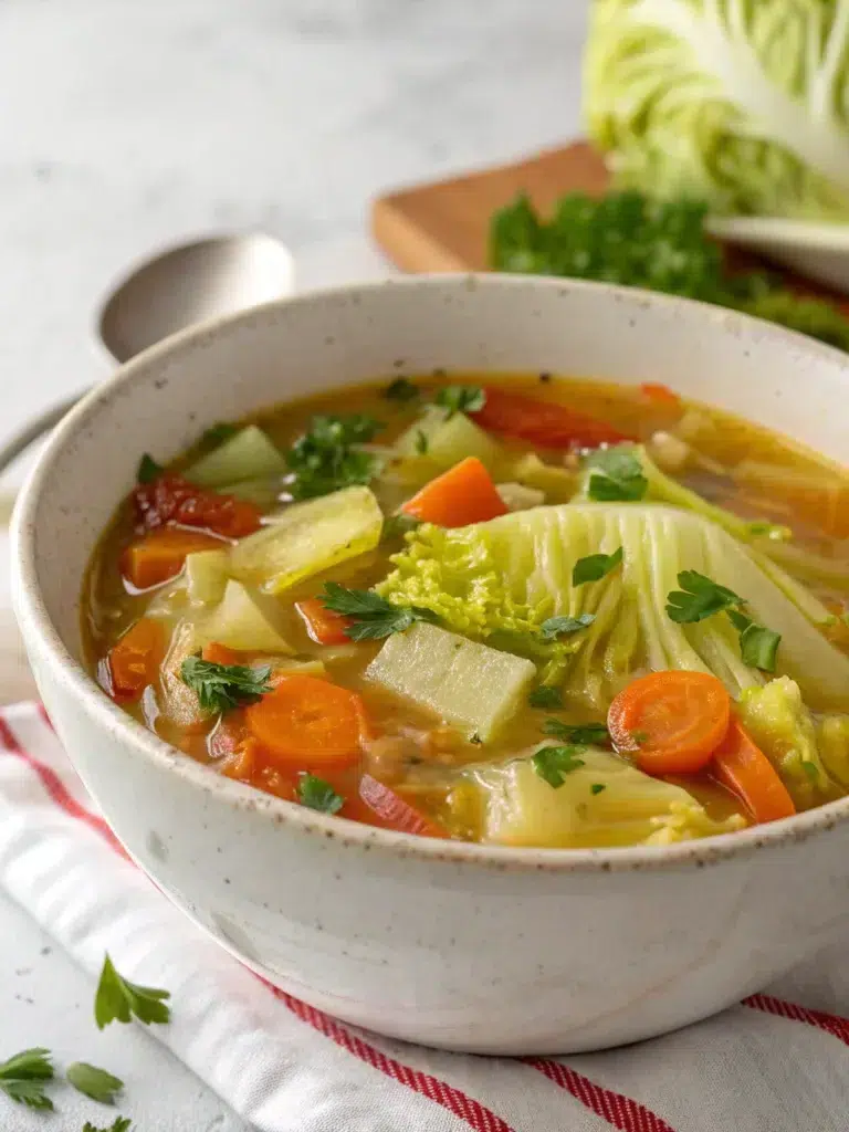 One-Pot Unsalted Cabbage Soup