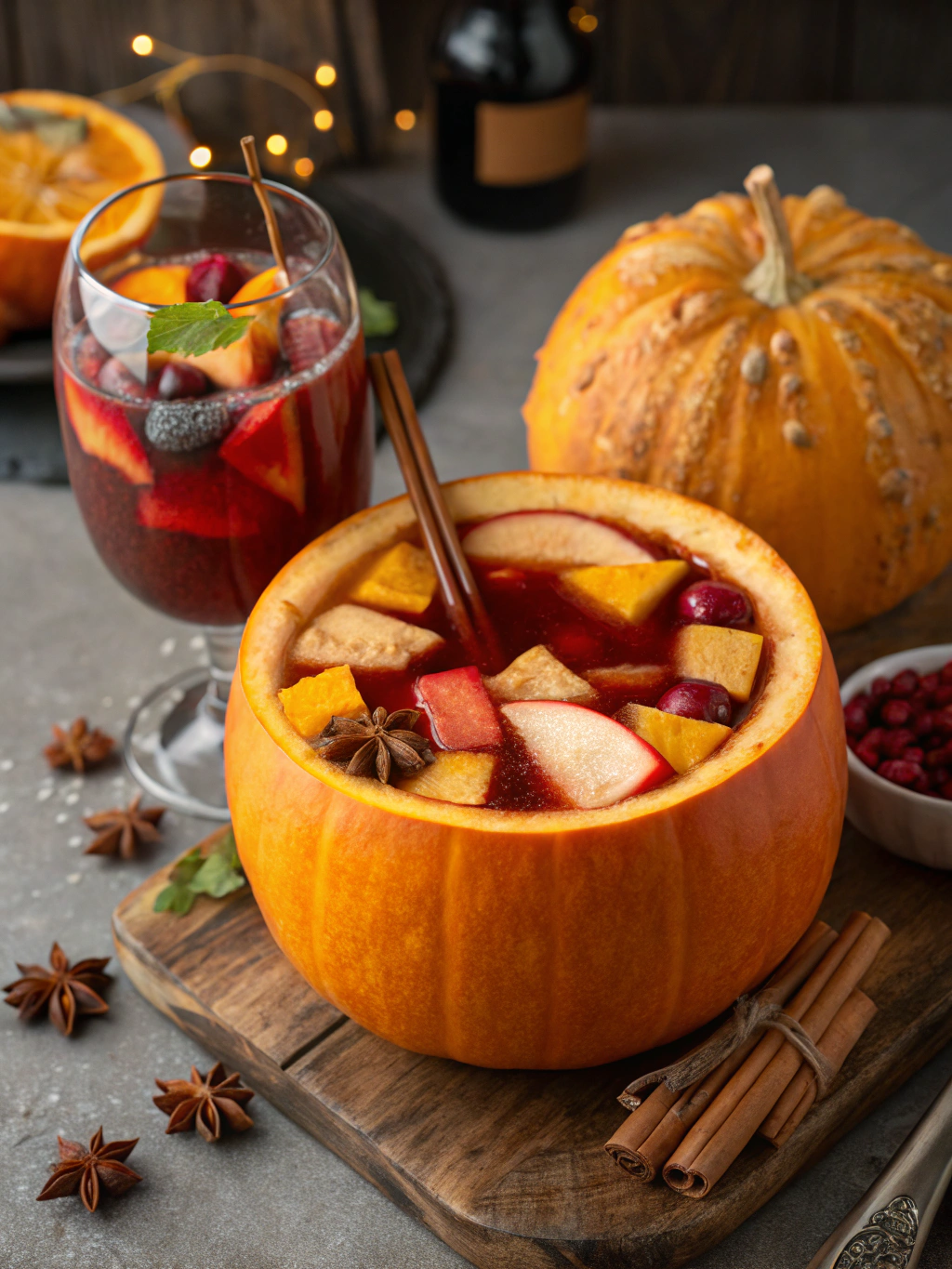 Pumpkin-Infused Sangria (in Carved Pumpkin): 5 Reasons You'll Love It!