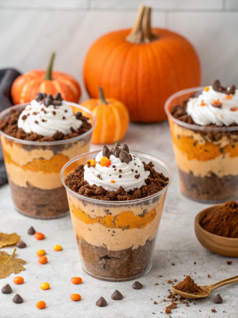 Pumpkin Patch Dirt Cups