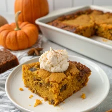 Quick Pumpkin Dump Cake