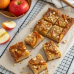 Salted Caramel Apple Bars for Fall