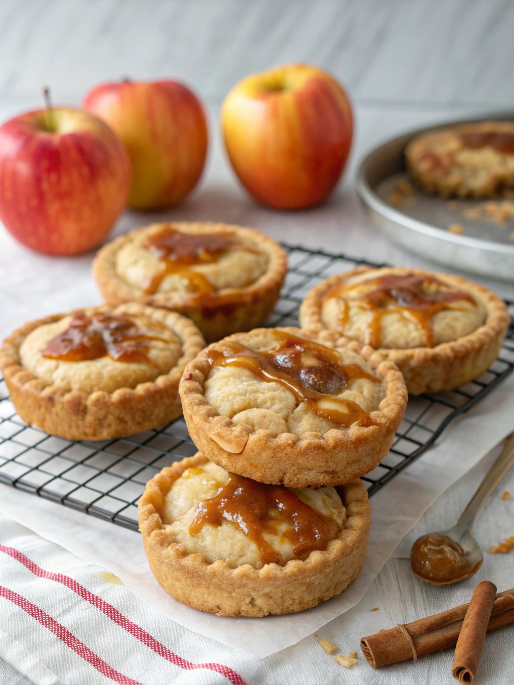 Salted Caramel Apple Pie Cookies