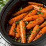 Slow Cooker Magic: Maple & Brown Sugar Glazed Carrots