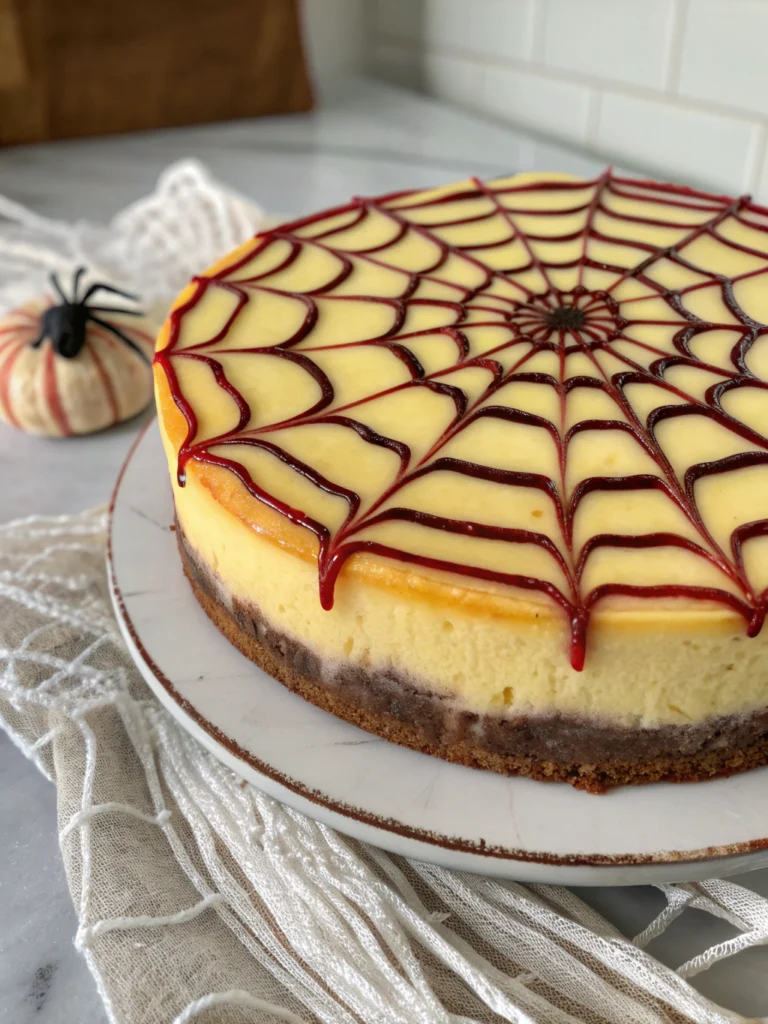Spider Web Cheesecake