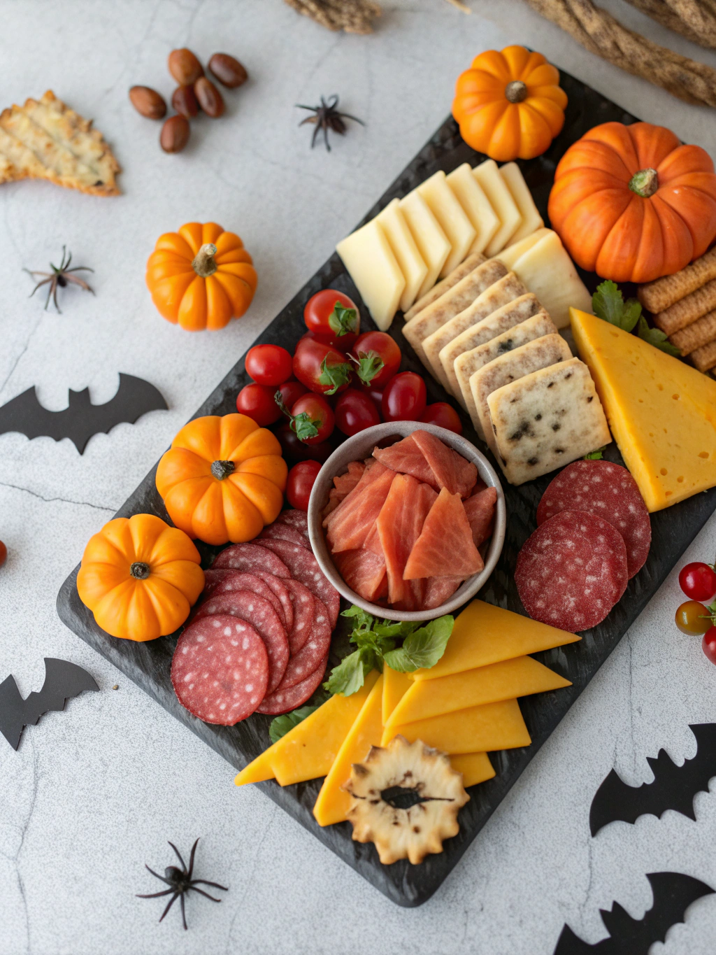 Spooky Charcuterie Board for Halloween
