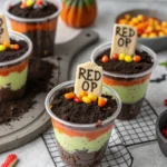 Spooky Graveyard Pudding Cups