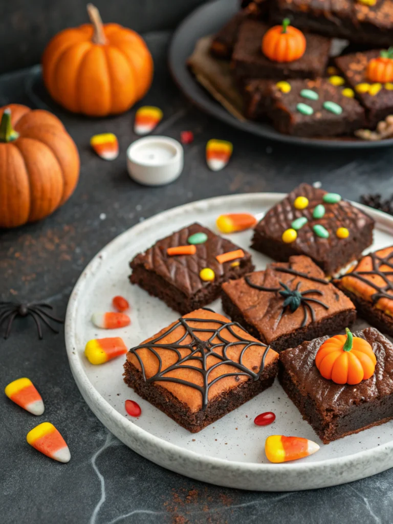 15 Halloween Brownie Ideas + How to Make Them Fudgy 4 Spooky Halloween Brownies