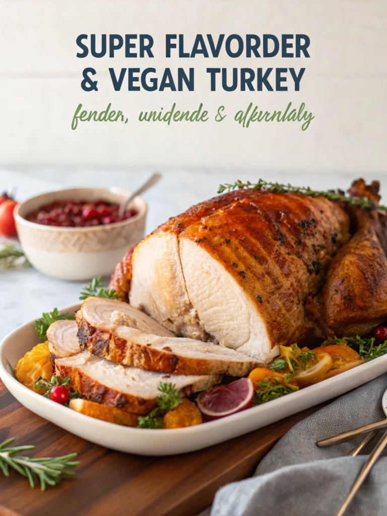 Super Flavorful and Tender Vegan Turkey