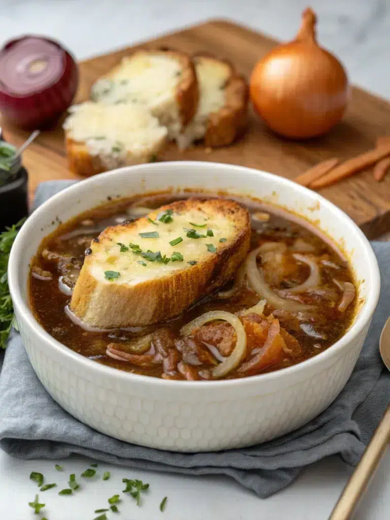 The BEST Easy French Onion Soup