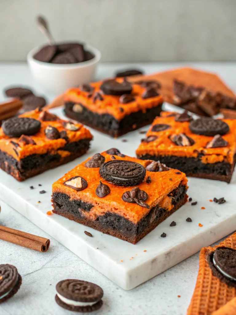 15 Halloween Brownie Ideas + How to Make Them Fudgy 3 The Best Halloween Oreo Brownies