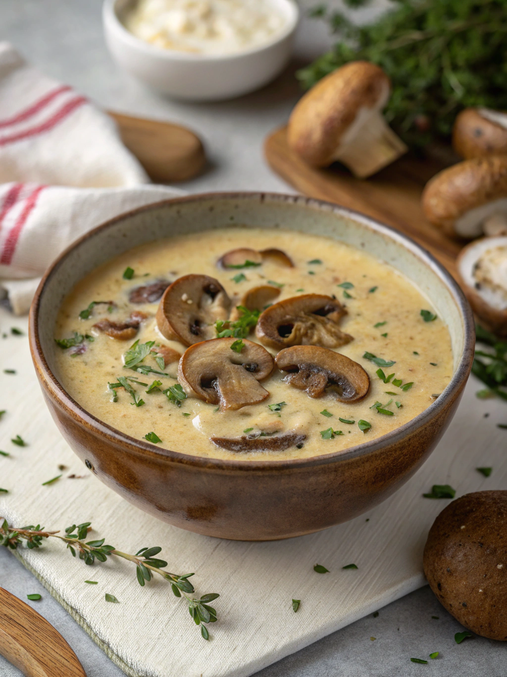 Ultimate Creamy Mushroom Soup Delight