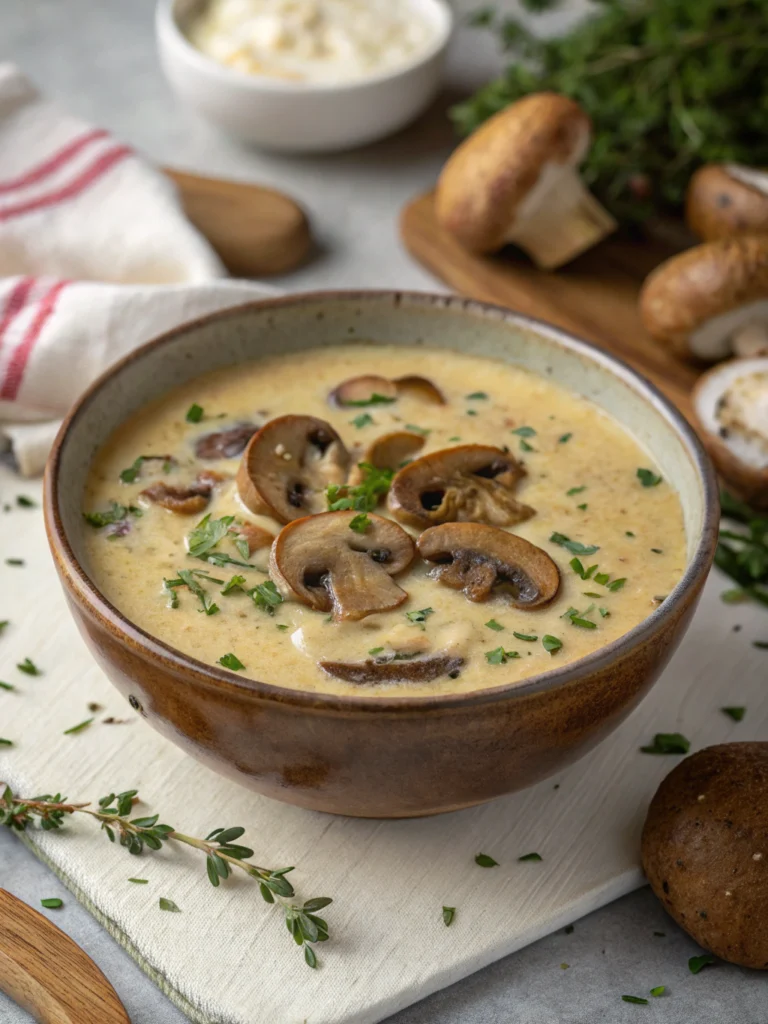 Ultimate Creamy Mushroom Soup Delight