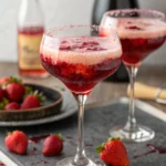 Vampire's Kiss Champagne Cocktail