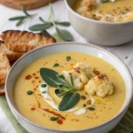 Velvety Cauliflower & Sage Soup