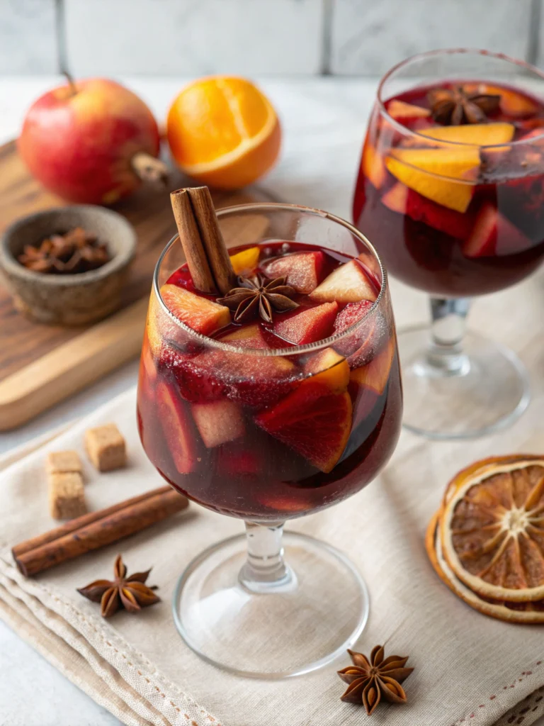 Warm Mulled Sangria