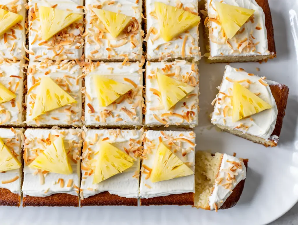 12 Delicious Cake Recipes Using Box Cake Mix For Easy, Impressive Baking Results 20 Coconut Pineapple Sheet Cake