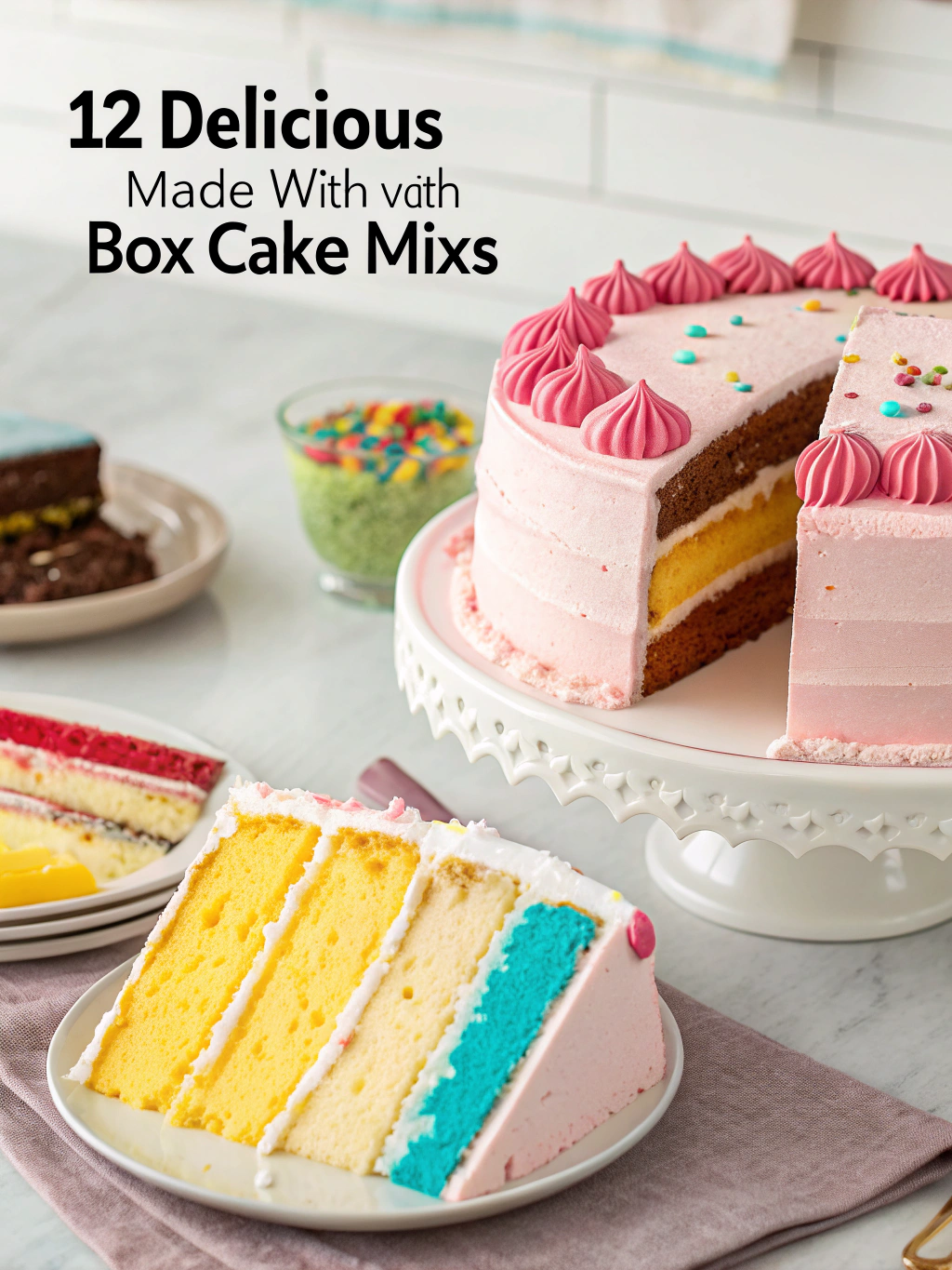 12 Delicious Cake Recipes Using Box Cake Mix