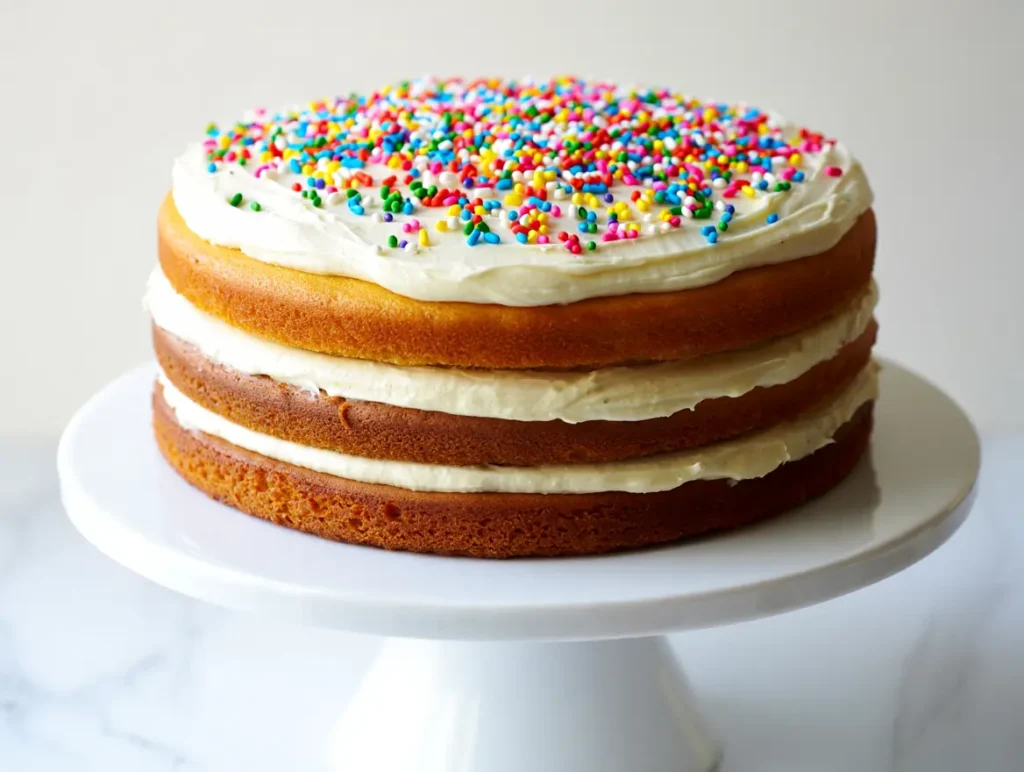 12 Delicious Cake Recipes Using Box Cake Mix For Easy, Impressive Baking Results 15 Vanilla Layer Cake