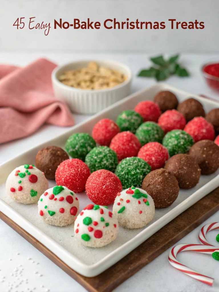 45 Easy No-Bake Christmas Treats