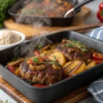 Amish Hamburger Steak Bake Recipe