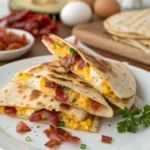 Bacon Egg Cheese Breakfast Quesadillas