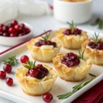 Baked Cranberry Brie Bites