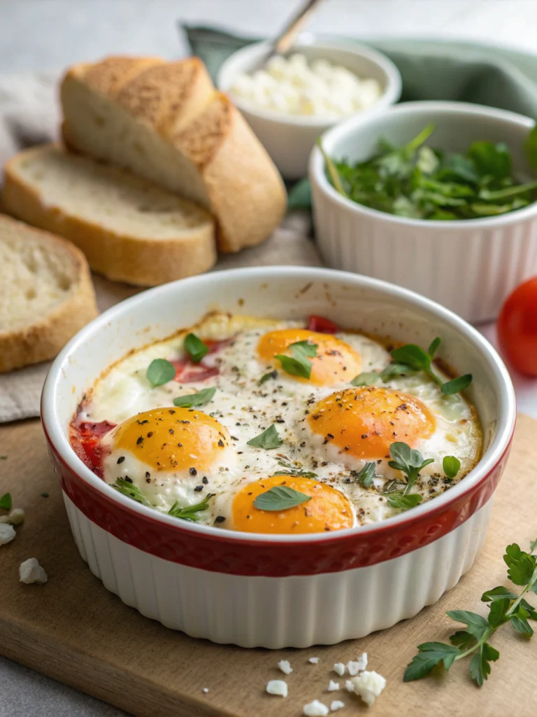 Baked French Eggs