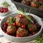 Best Christmas Cranberry Meatballs