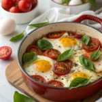 Caprese Style Baked Eggs