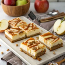 Caramel Apple Cheesecake Bars