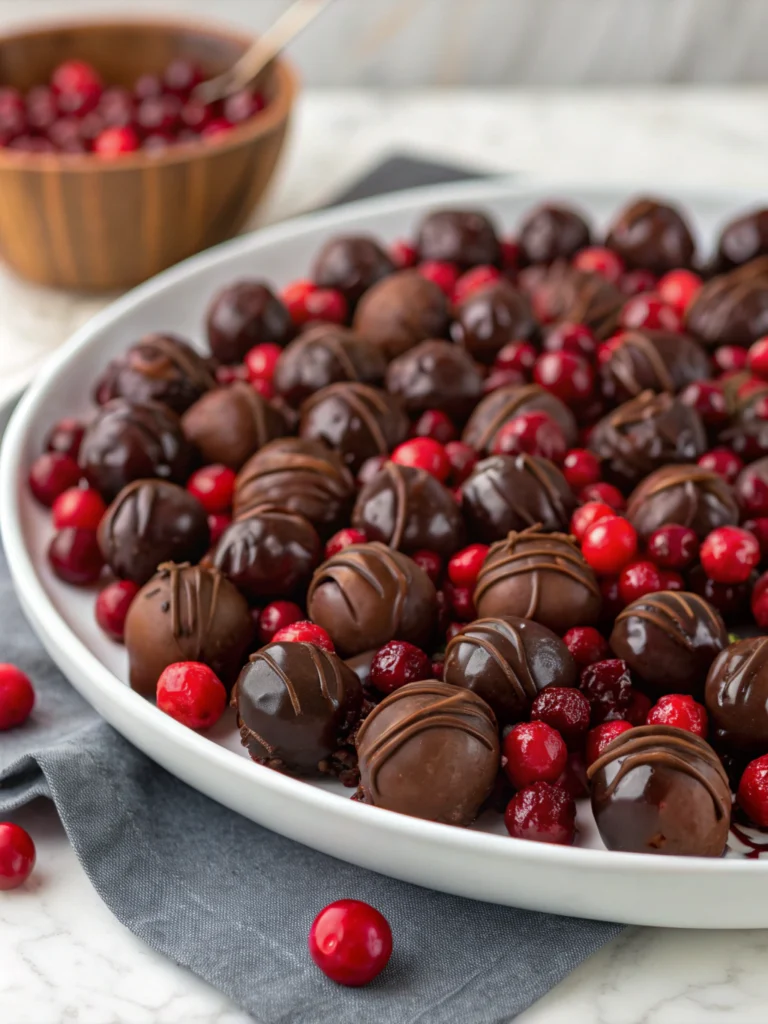 Chocolate Covered Cranberry Sauce