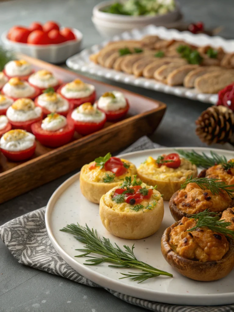 Christmas Brunch Finger Foods and Appetizers