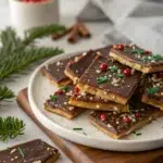 Christmas Candy: Cracker Toffee