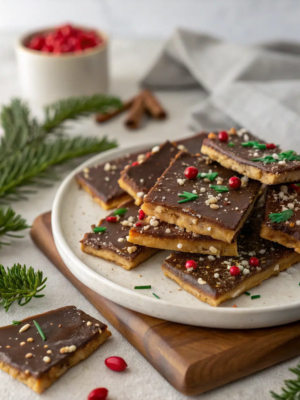 Christmas Candy: Cracker Toffee