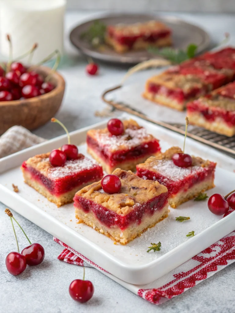Christmas Cherry Bars