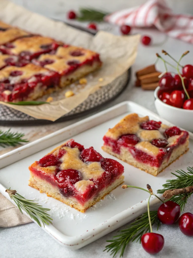 Christmas Cherry Bars