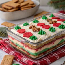Christmas Cookie Lasagna