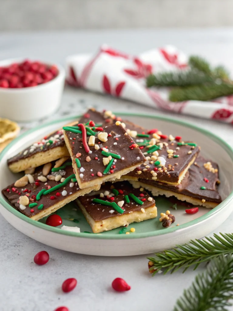 Christmas Crack Saltine Toffee