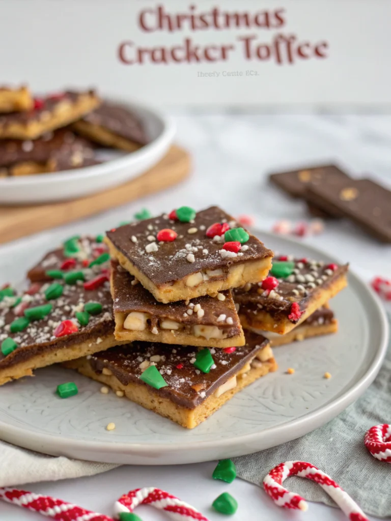 Christmas Cracker Toffee {Christmas Crack}